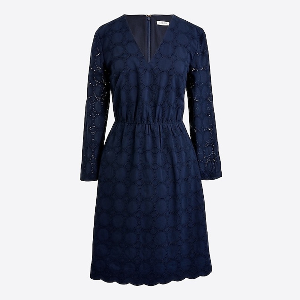 🎉J crew factory v neck lace dress